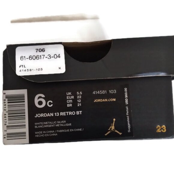 Air Jordan 13 Retro 'History of Flight' 414581-103 - Picture 7 of 7